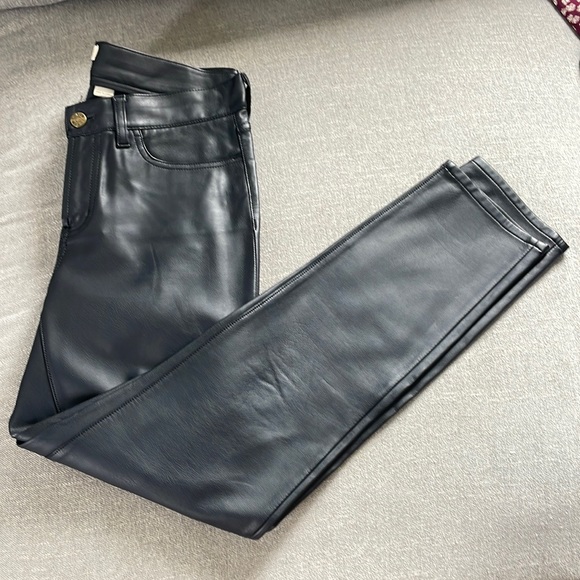 J. Crew Pants - J Crew Black Leather Pants
